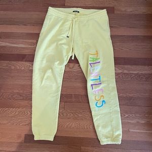 Talentless Yellow crayon sweatpants